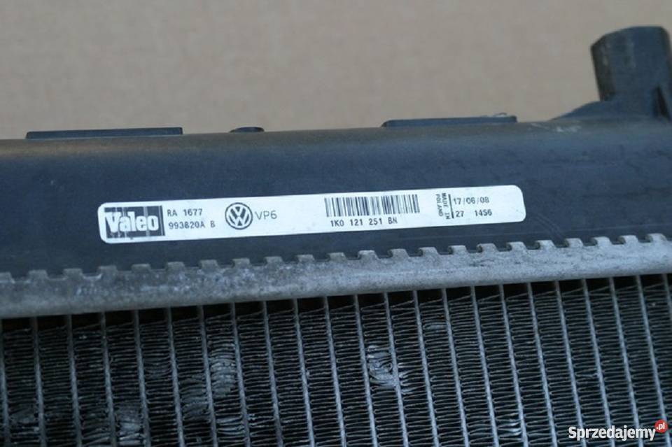 AUDI VW SEAT SKODA CHŁODNICA WODY CIECZY Bieleń sprzedam