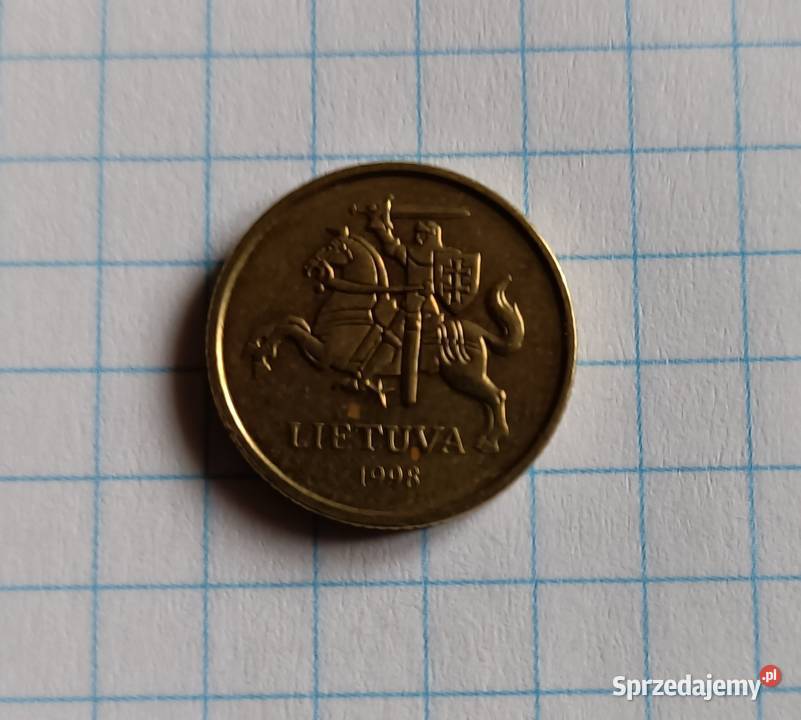 10 CENTÓW 10 CENTU 1998 LITWA Piszczac