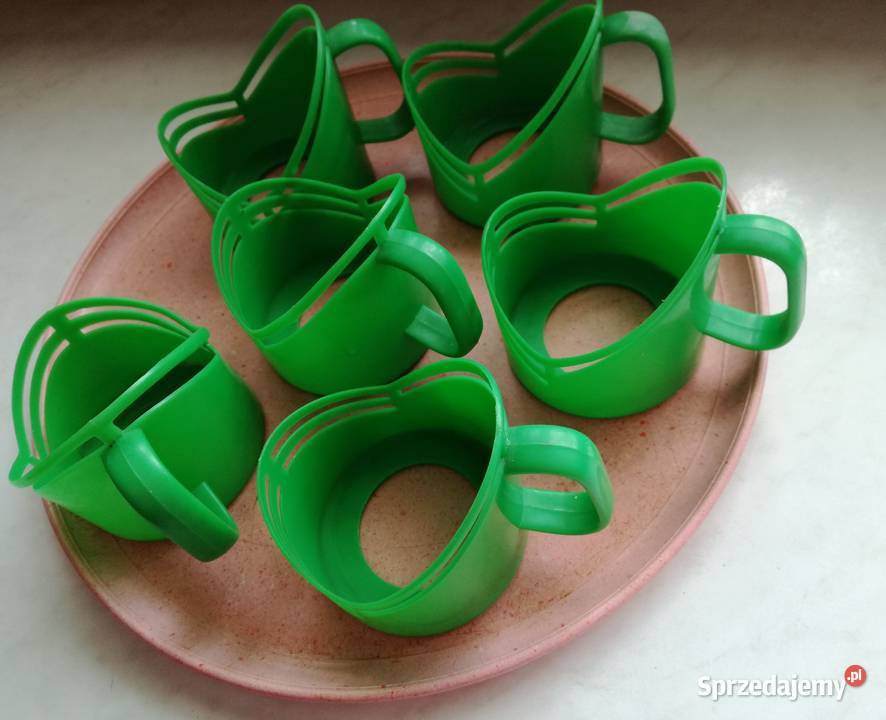 Uchwyty koszyczki do szklanek plastikowekomplet AGD drobne sprzedam