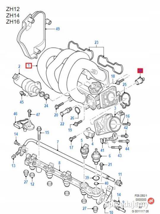 KOLEKTOR DOLOTOWY FORD FIESTA 9502 16