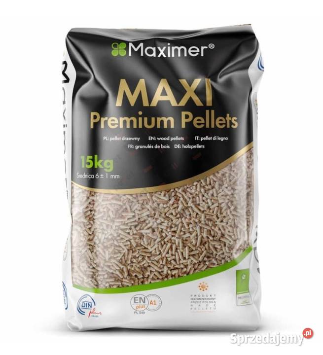 Pellet drzewny Maximer DIN A1 transport i Nowy Dwór Mazowiecki