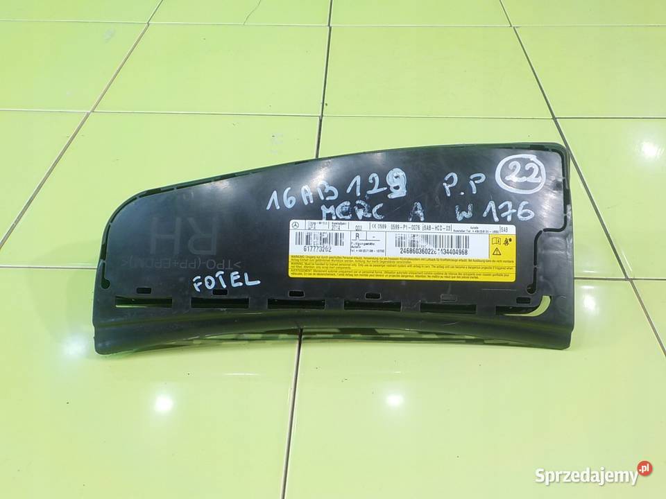 MERCEDES A W176 15 CDI 15r AIRBAG poduszka Suków