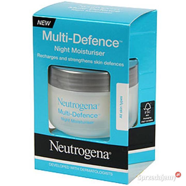 Neutrogena MultiDefence Night Moisturiser krem Dla kobiet Kosmetyki i perfumy Kraków