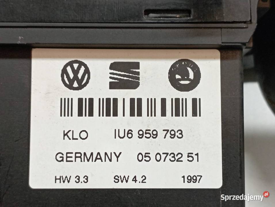 PRZEŁĄCZNIK SZYB 1U6959793 VW Volkswagen Passat
