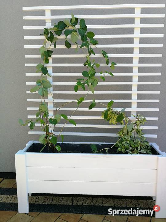 donica DREWNIANA z kratką śląskie Lelów