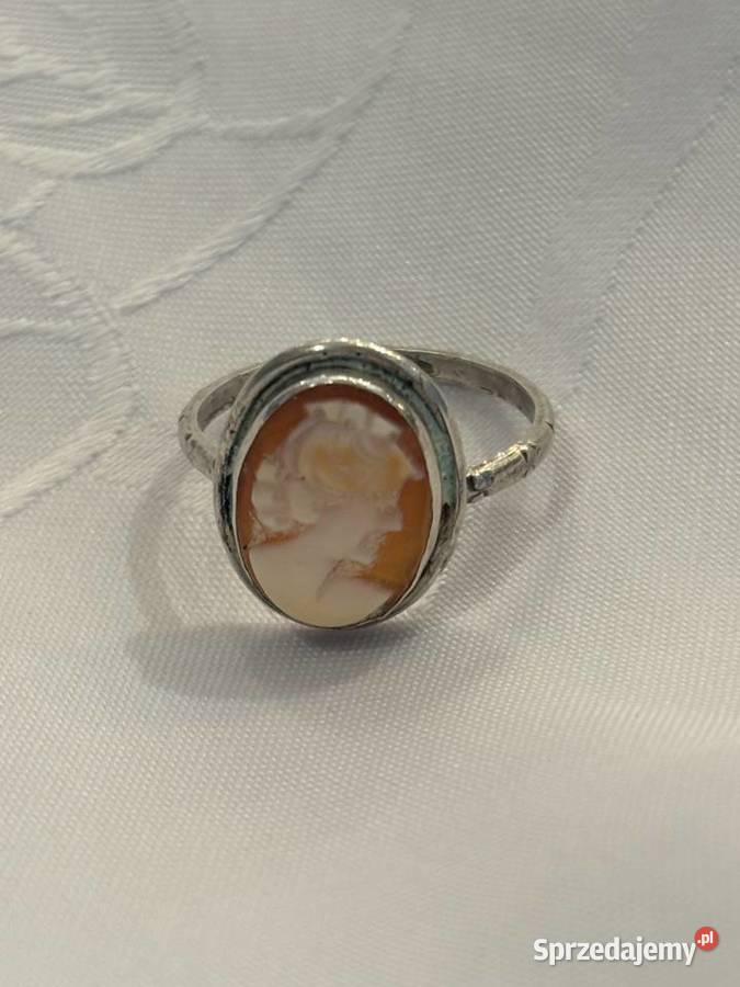 Srebrna Kamea z muszli Kraków