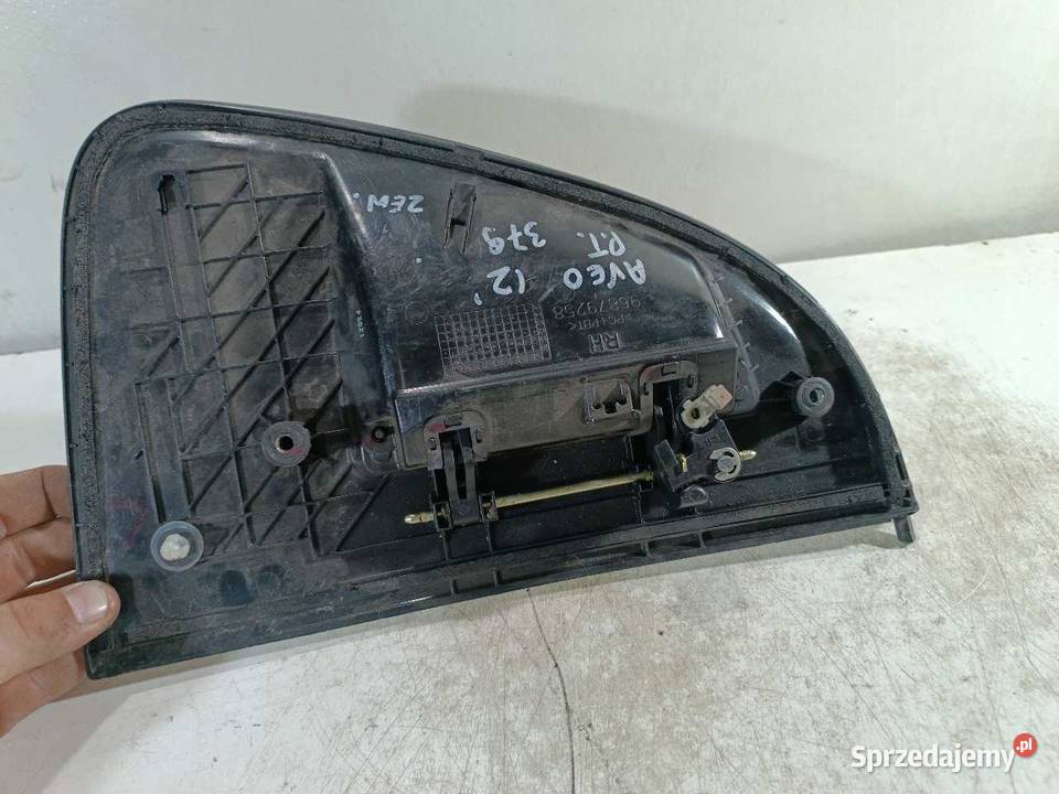 KLAMKA DRZWI PRAWY TYŁ CHEVROLET AVEO 96879258