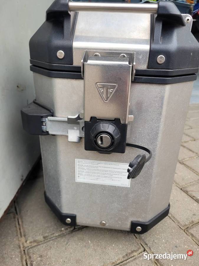 TRIUMPH TIGER 800 1200 KUFER BOCZNY ALUMINIOWY wielkopolskie Nowy Tomyśl sprzedam