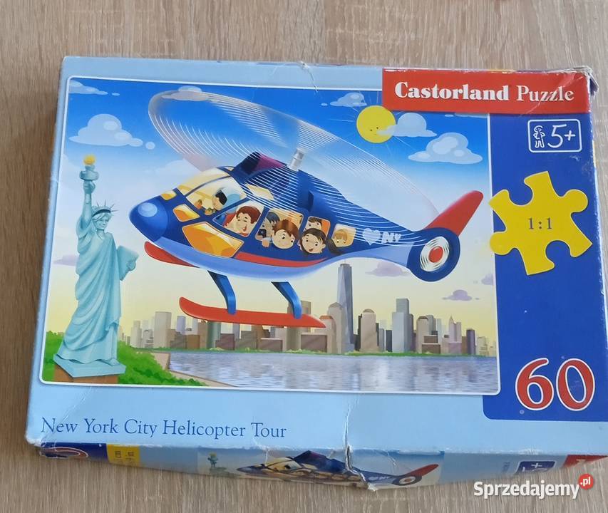 Castorland 60 elementów york City Helicopter Szczecin