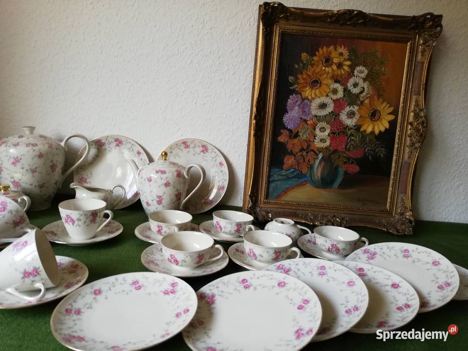 Porcelana sygnowana Schumann róże100 letnia Gorlice