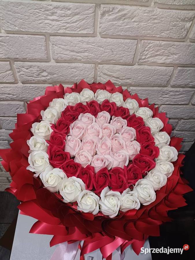 Bukiet z róż mydlanych Prezent na Walentynki Zagórów