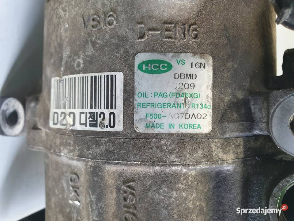 SPRĘŻARKA KLIMATYZACJI Kia Ceed 20 CRDI pompa lubelskie Chełm