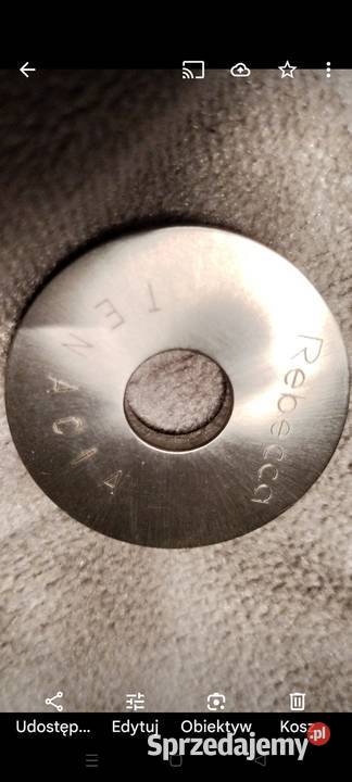 Zawieszka metalowa Rebecca Tenacia z łańcuchem Choszczno