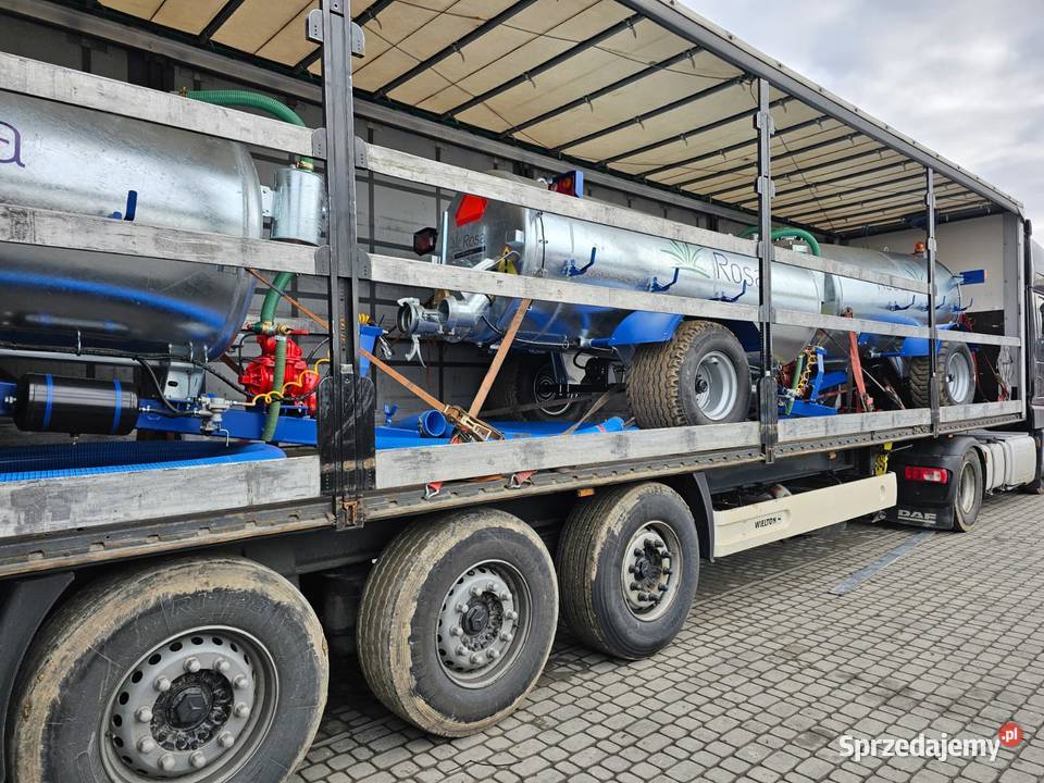 Wóz asenizacyjny 3000L do 30 000L ROSA beczkowóz Nowy Sącz