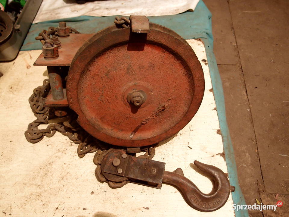 Wciągarka ręczna uciąg 25t Łańcuchowa produkcja Wciągarki łódzkie Łódź
