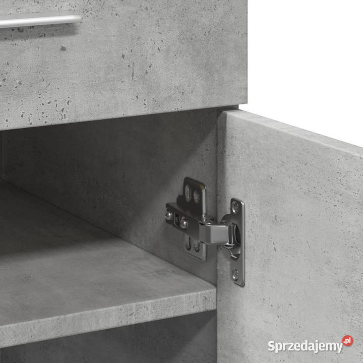 Szafka szarość betonu 80x425x93 materiał mazowieckie Warszawa