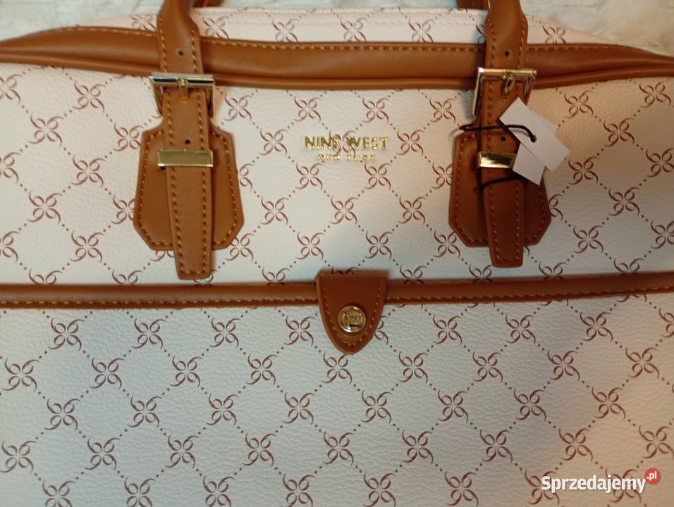 Nine West brązowa teczka biznesowa brązowa torba Kraków sprzedam
