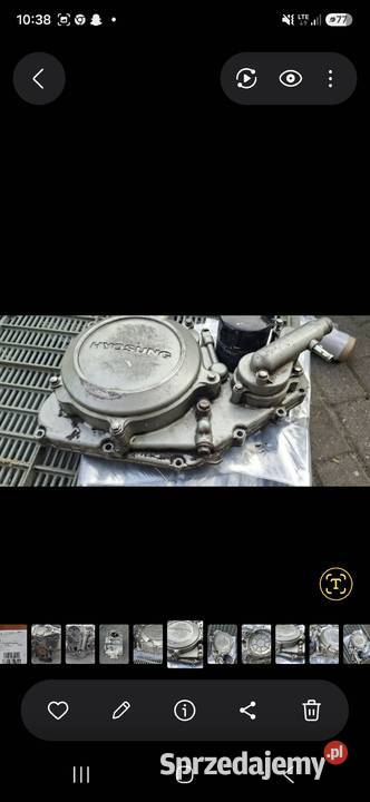 Sprzęgło do quada hyosung TE450 lucky star 450 wielkopolskie Bogusławice sprzedam