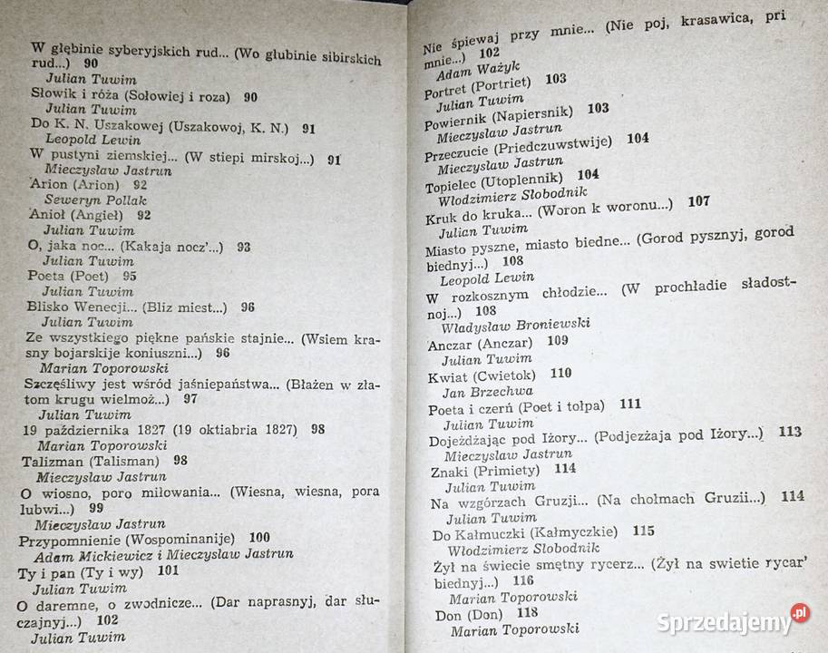 Poezje Aleksander Puszkin