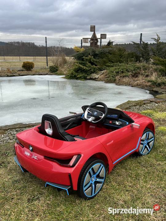 Auto na akumulator BMW i4 Miękkie koła EVA Skóra Radomsko
