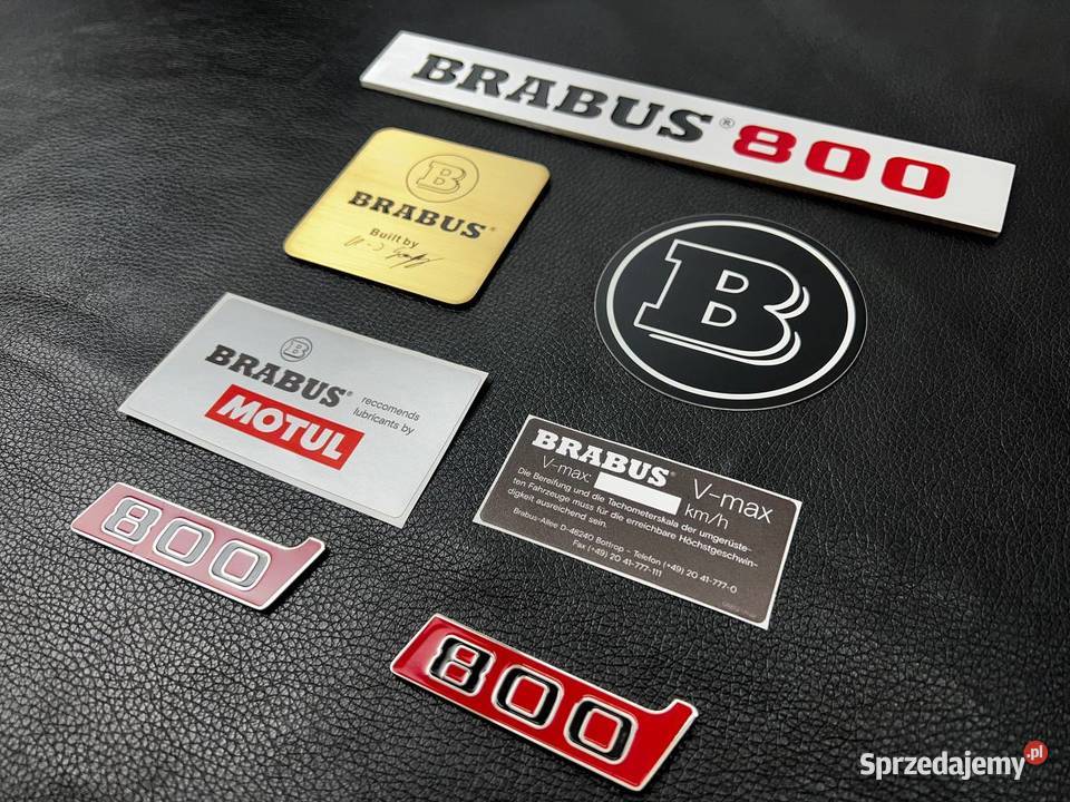 Zestaw emblematow silnika Mercedes W463 W464 Chełm