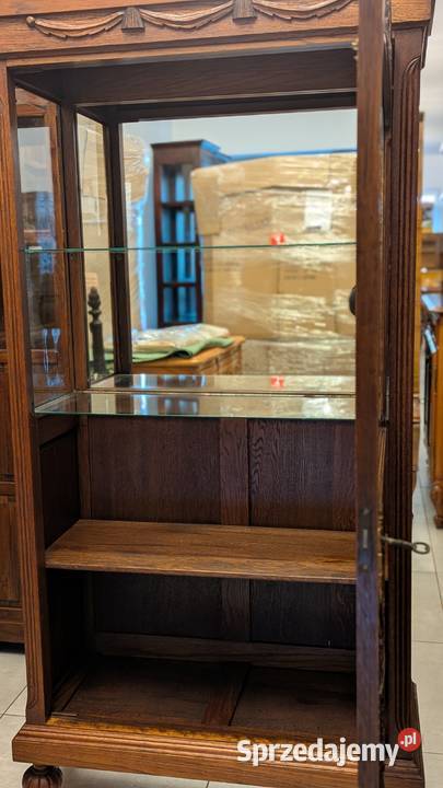 piękna witrynaserwantka secesyjnasklep Dąbrowa Dąbrowa Górnicza sprzedam