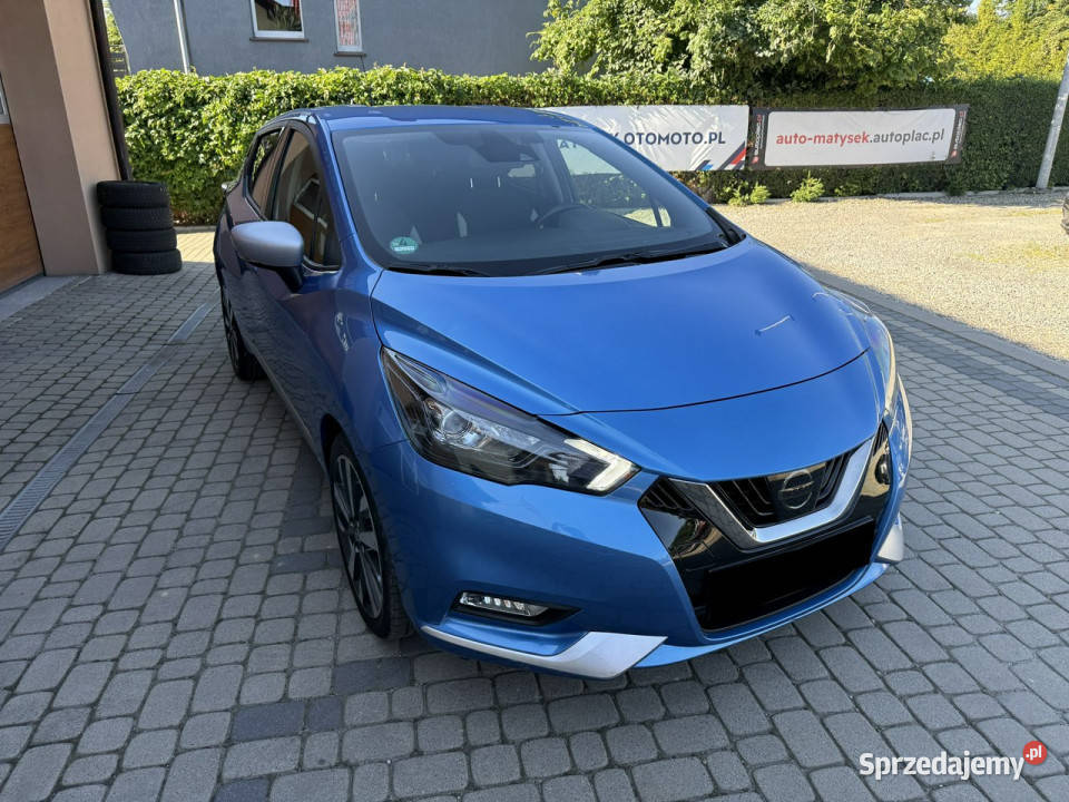 Nissan Micra Rezerwacja K14 2017 gniazdo AUX Orzech
