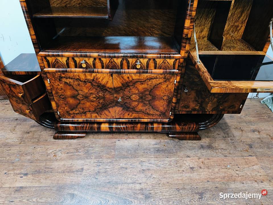 Witryna barek Art Deco antyk Katowice sprzedam