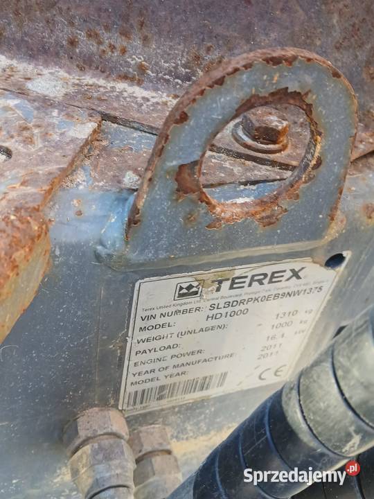Wozidło TEREX HD1000 2011 Złoczew