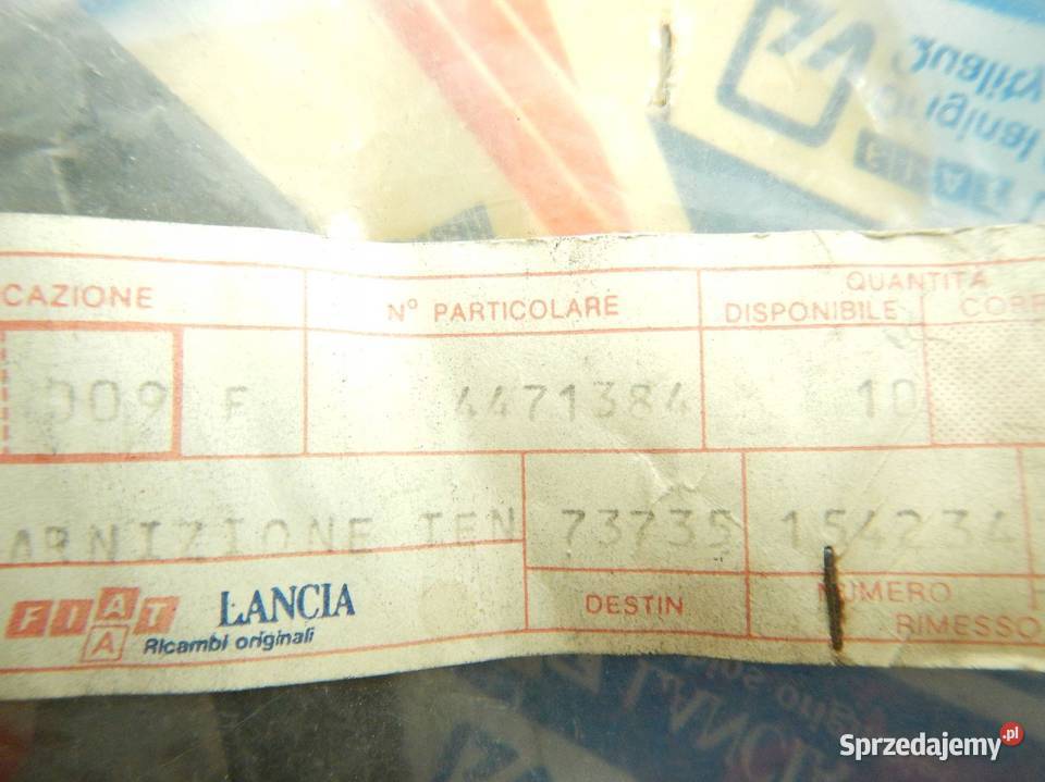 USZCZELKA POMPY WODY FIAT TIPO TEMPRA LANCIA osobowe