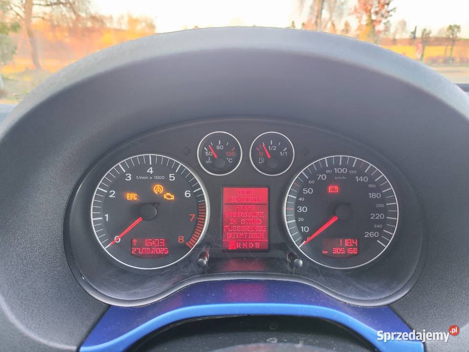 Audi A3 8P 32 VR6 LPG DSG Quattro światła do jazdy dziennej A3 Gdynia