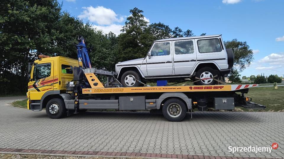 Pomoc Drogowa holowanie autolaweta laweta Żabno usługi moto