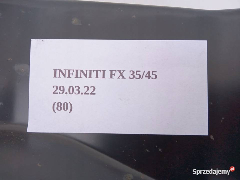 BELKA WZMOCNIENIE BAGAŻNIKA INFINITI FX35 FX45 Nowy Tomyśl