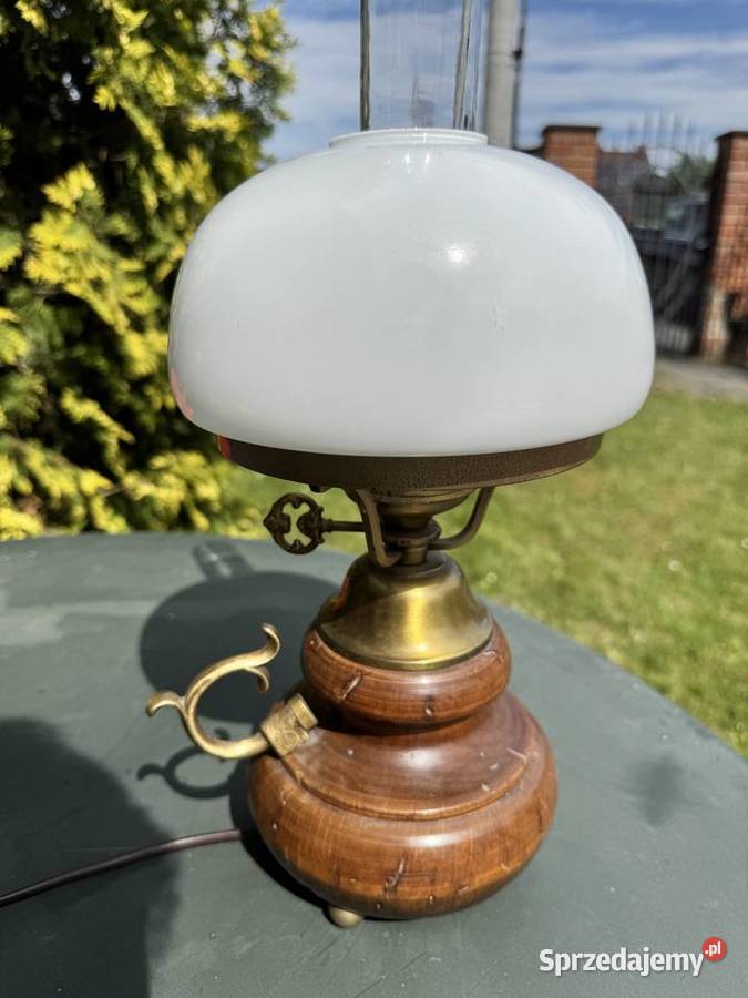Lampka lampa stylowa naftowa nocna stołowa