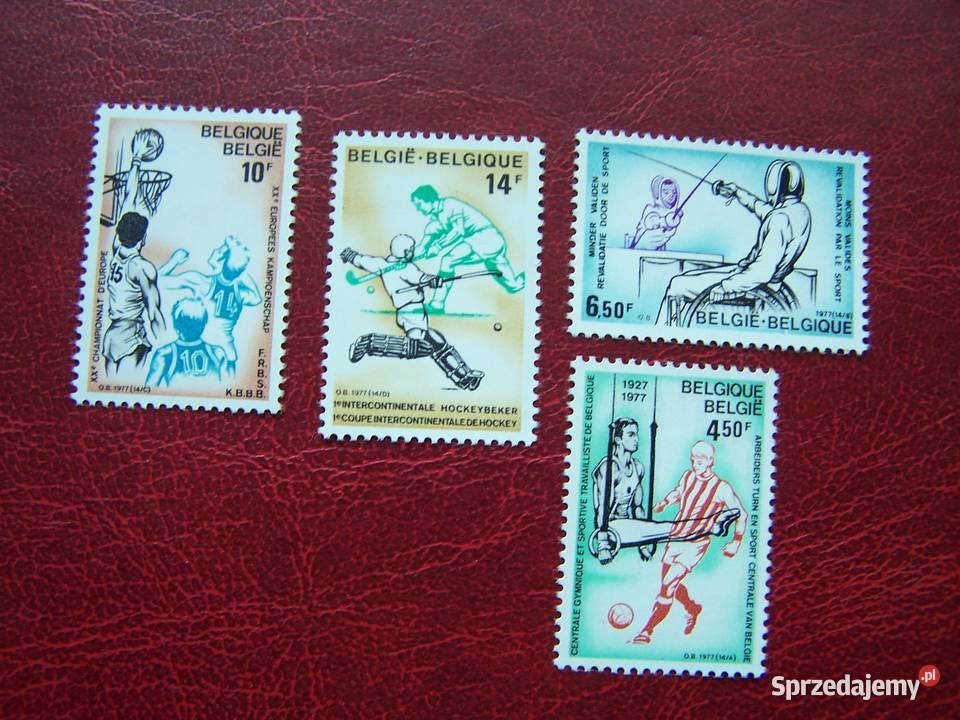 Belgia 1977 MNH Mi 191518 Sport Koszykówka śląskie Tychy