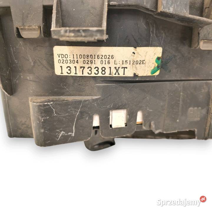 LICZNIK ZEGARY 13173381XT Opel Meriva A 17 CDTI Chełm sprzedam