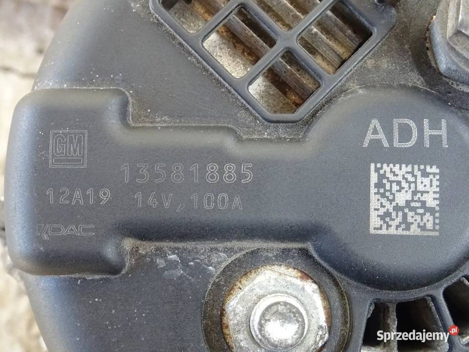 Alternator generator prądnica silnika Zafira C łódzkie Parcice