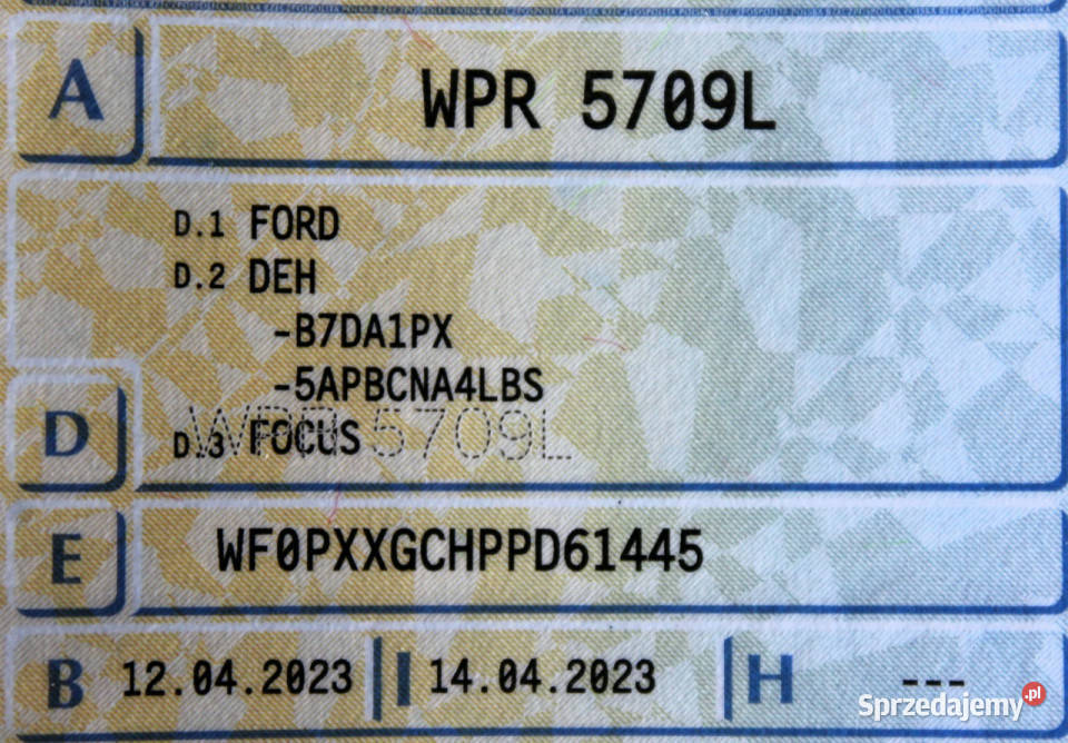 Ford Focus SalonPL FV23 Titanium PakWinter 125 mazowieckie Sokołów