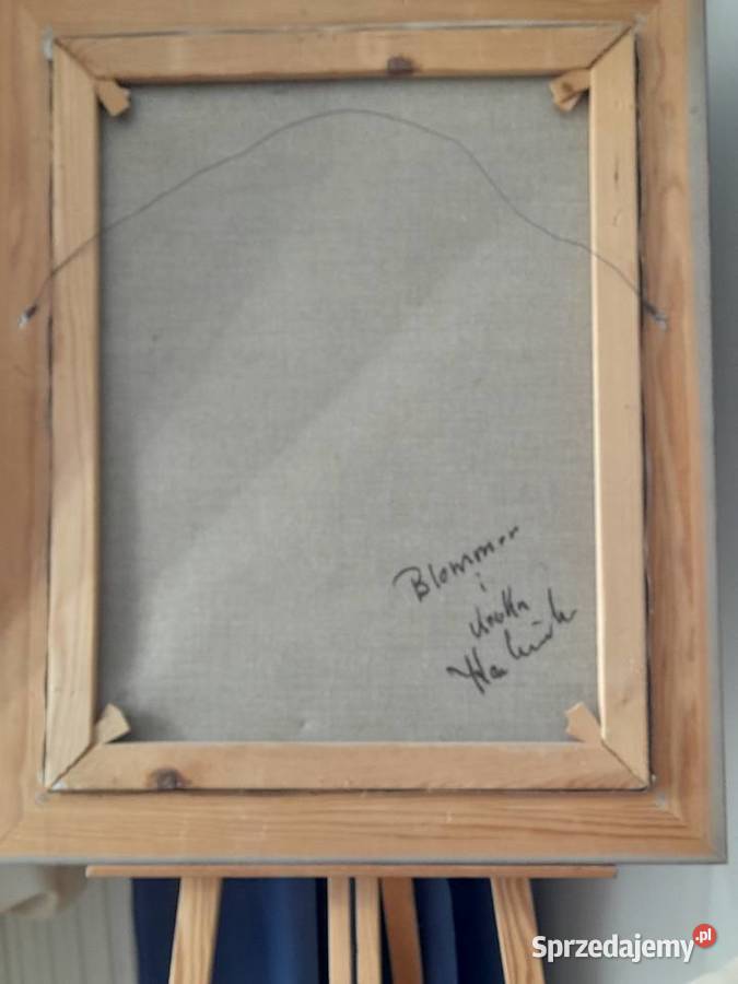 Kwiaty martwa natura obraz olejny płótno Iłża