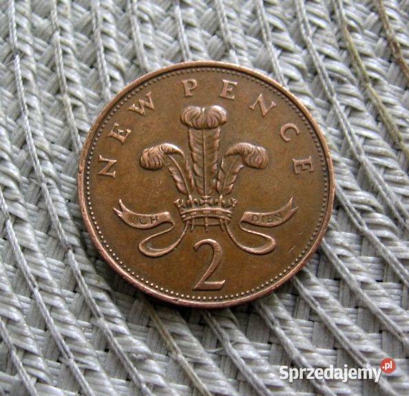Wielka Brytania 2 Pensy 1971r Ładna Numizmatyka Kalisz