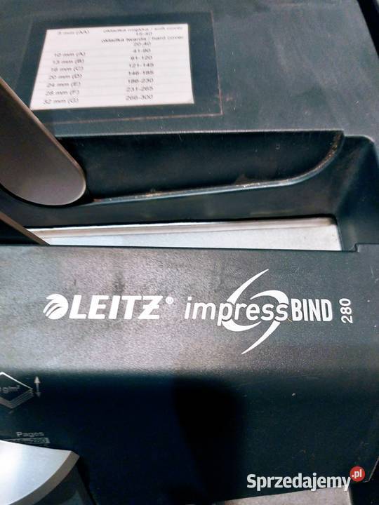 Bindownica kanałowa Leitz Impressbind 280