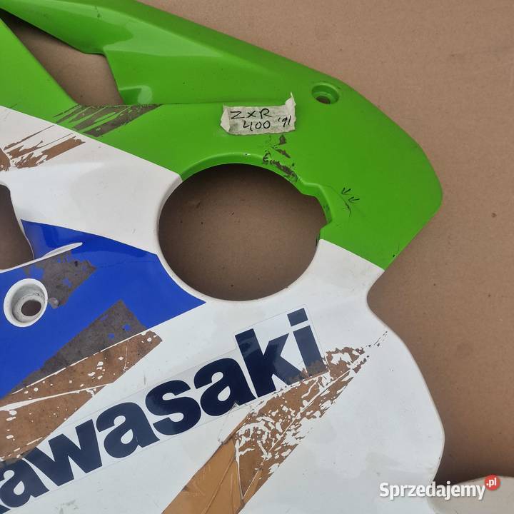 KAWASAKI ZXR 400 8903 BOK BOCZEK OWIEWKA LEWA Bieleń