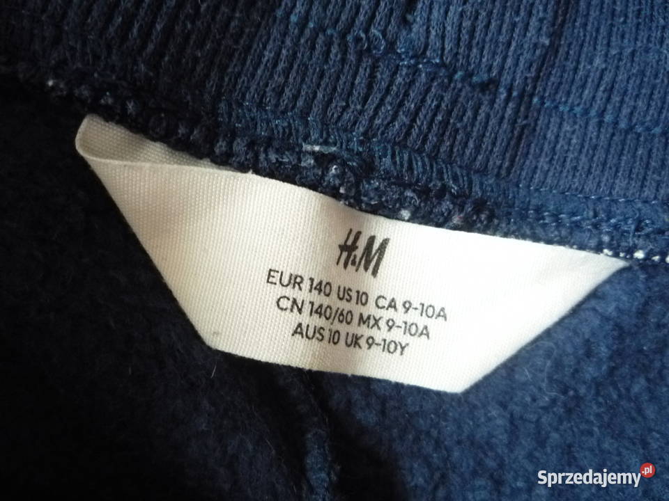 HM r 134140 Granatowe Spodnie Dresowe Chłopięce chłopiec