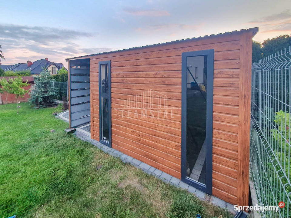 Schowek Domek Ogrodowy 25x2m Wiata 1m 2x Okno dolnośląskie Jelenia Góra