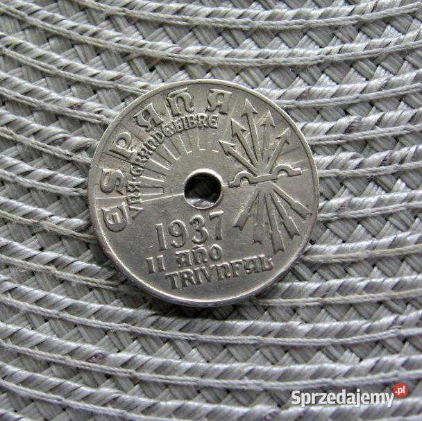 Hiszpania 25 Centymów 1937r Kalisz
