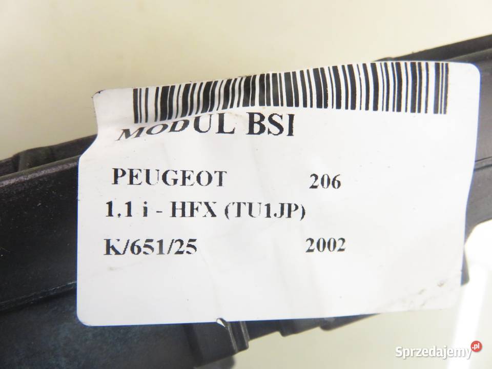 BSI PEUGEOT 206 11 9646777480 osobowe