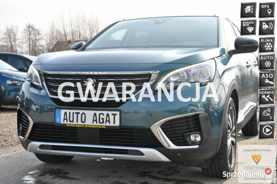 Peugeot 5008 nawi*asystent pasa ruchu*bluetooth*led*gwaranc…