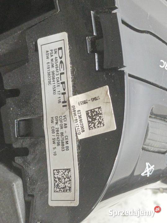 KIEROWNICA MULTIFUNKCJA SKÓRZANA Peugeot 308 II Rok produkcji 2017