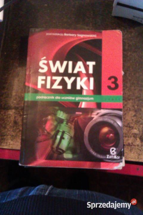 świat fizyki 3 zamkor podręczniki szkolne Antykwariat