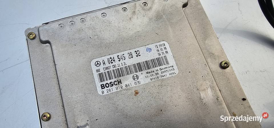 Zestaw startowy komputer stacyjka mercedes w210 Części samochodowe Zbąszyń sprzedam
